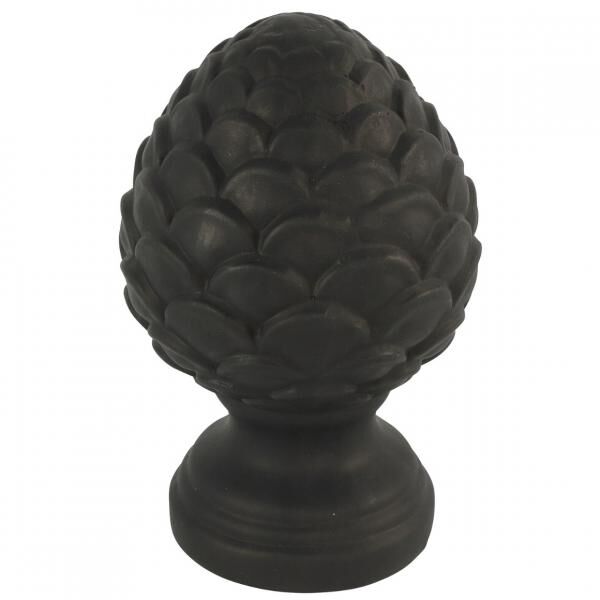 Countryfield Statue Tannenzapfen Celine XL schwarz 18 cm