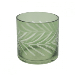 Countryfield tea light holder Vesta green 10 cm