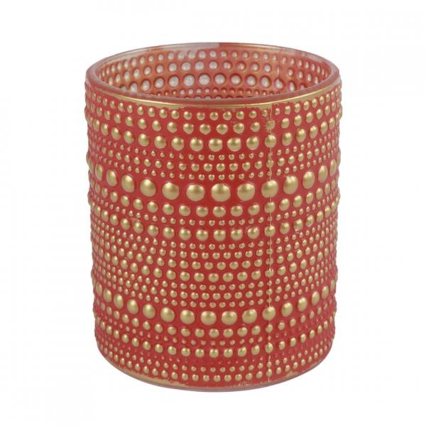 Countryfield Teelichthalter Nelle M rot 10 cm