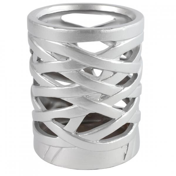 Countryfield Teelichthalter Redmon L silber 15 cm