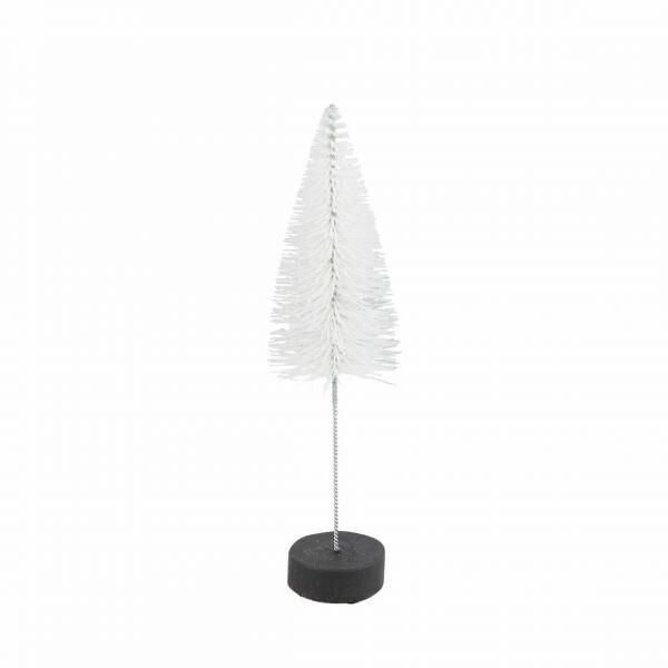 Countryfield Weihnachtsbaum auf Sockel Glitter weiß 20 cm