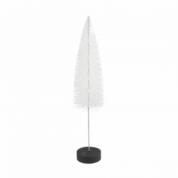 Countryfield Weihnachtsbaum auf Sockel Glitter weiß 30 cm