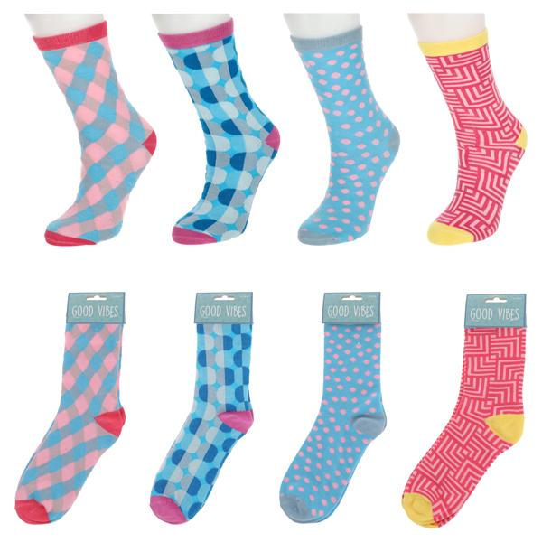 Damen Socken Color 4/s