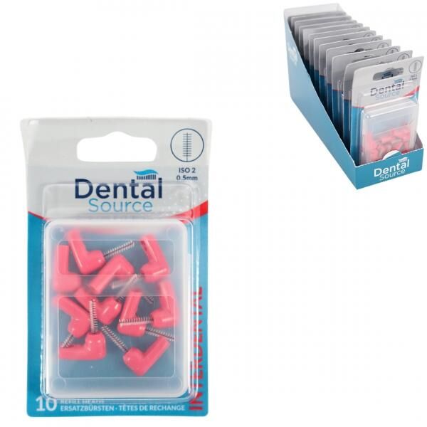 Dental Source Interdentalbürsten Nachfüllpackung rosa 10 Stück