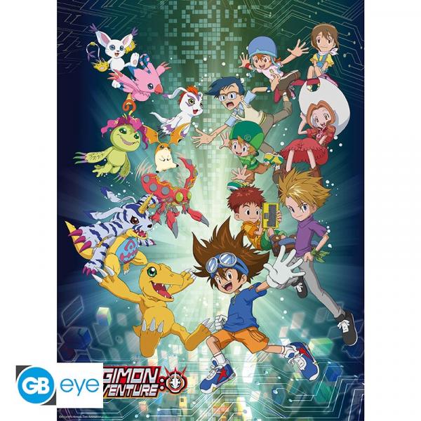 DIGIMON - Poster Chibi 52x38 - Digi-World&nbsp;&nbsp;