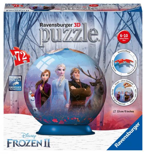 Disney Frozen 2 / Eisk&ouml;nigin 2 - 3D Puzzle Ball 72 Teile