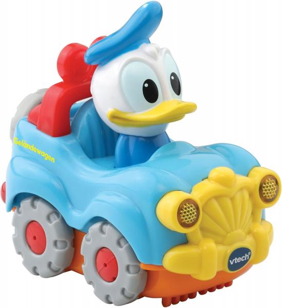 Disney Mickey Mouse - Tut Tut Baby Flitzer - Donalds Gel&auml;ndewagen - 10 cm