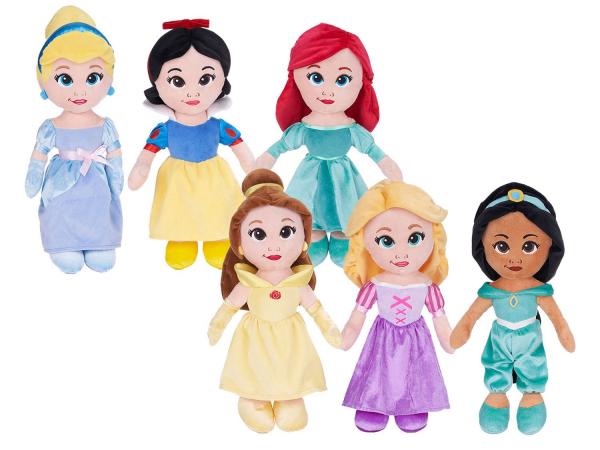 Disney Prinzessinnen - Pl&uuml;schfigur Mix - 6-fach sortiert - 30 cm