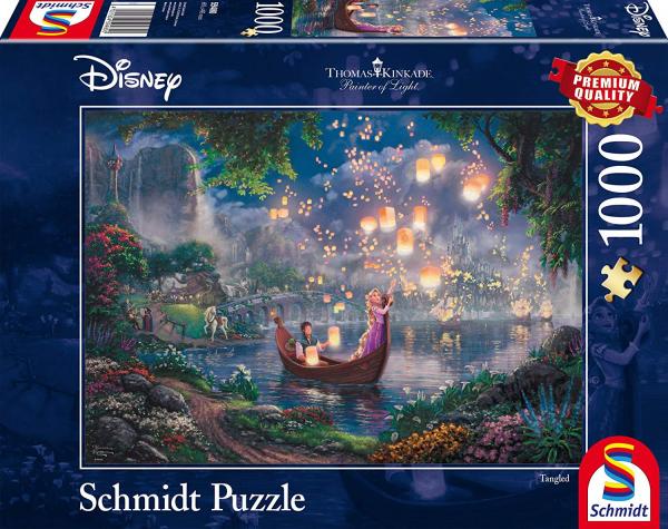 Disney, Rapunzel - 1000 Teile Puzzle (Thomas Kinkade)