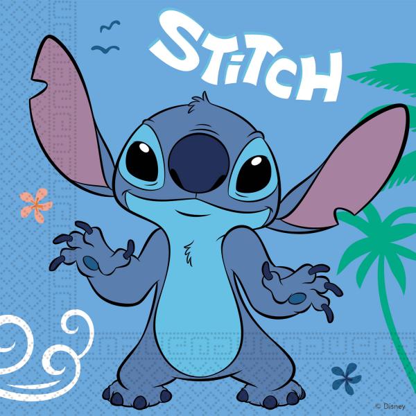 Disney Stitch - 20 Servietten - 33 x 33 cm
