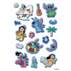 Disney Stitch: Malspaß mit 3D-Stickern - Softcoverbuch