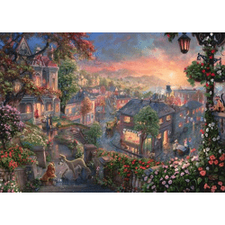 Disney, Susi und Strolch  - 1000 Teile Puzzle (Thomas Kinkade)