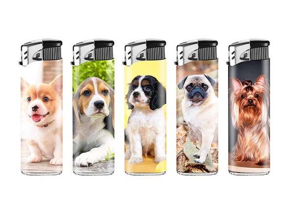 Dog - elektronisches Feuerzeug - 5-fach sortiert