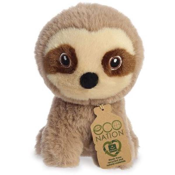 Eco Nation Mini Faultier ca. 13 cm Pl&uuml;schfigur