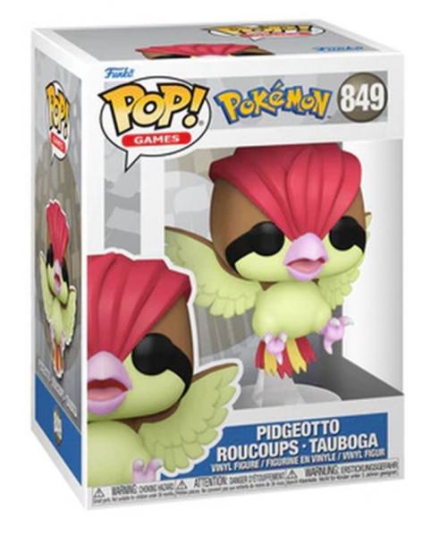 Funko 74631 - Pop! - Pokemon Pidgeotto/ Roucoups/Tauboga #849
