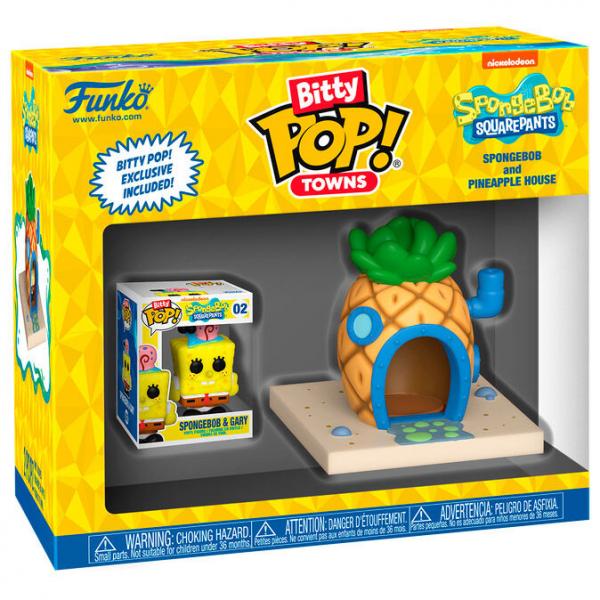 Funko 83638 - Bitty POP Towns - Spongebob and Pineapple House