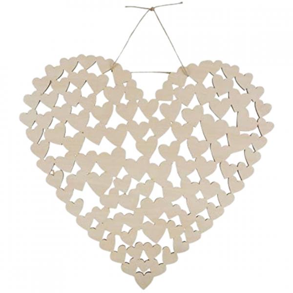 Guestbook heart 47 cm