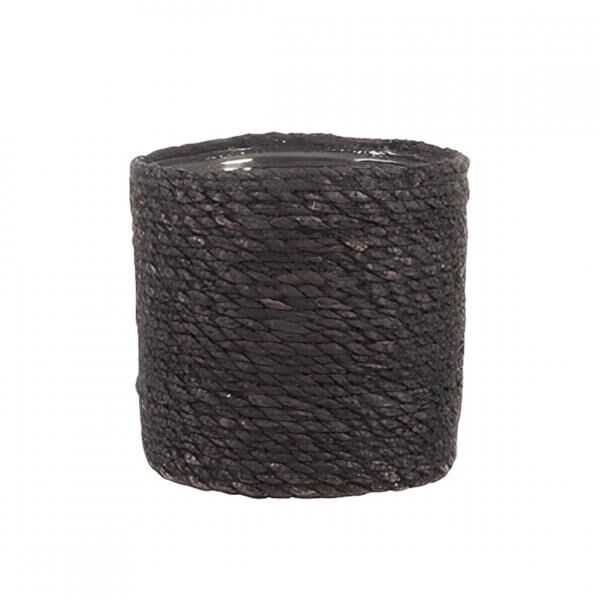 Glimmerkorb Atlantik braun 12 cm