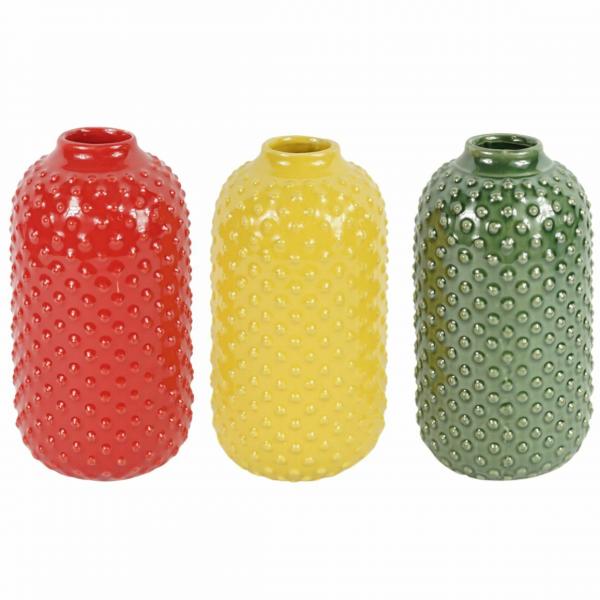 Hana Design Vase 19 cm 3 Stück sortiert