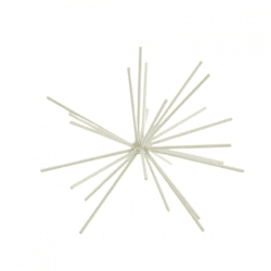 Housevitamin Ornament Feuerwerk Metall beige 15 cm