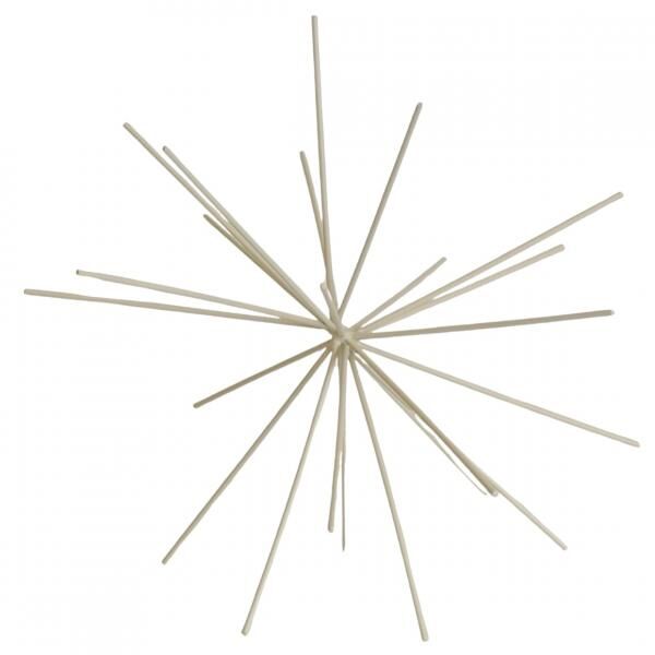 Housevitamin Ornament Feuerwerk Metall beige 25 cm