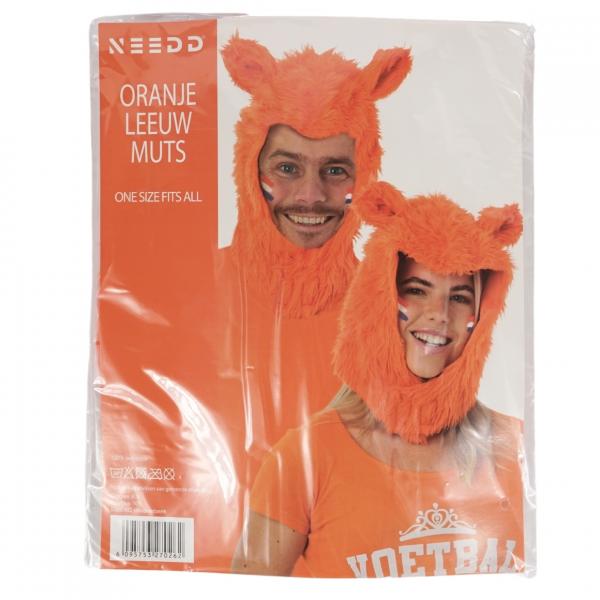 Hut Löwe orange Einheitsgröße