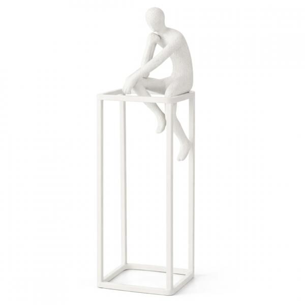 J-Line Statue Figur auf Rahmen weiß 40 cm