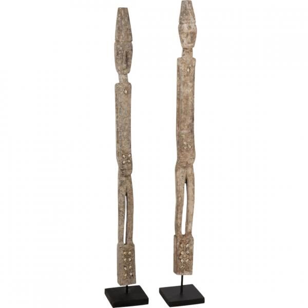 J-Line Figur auf Sockel Kali Albasia 120 cm 2 Stück sortiert