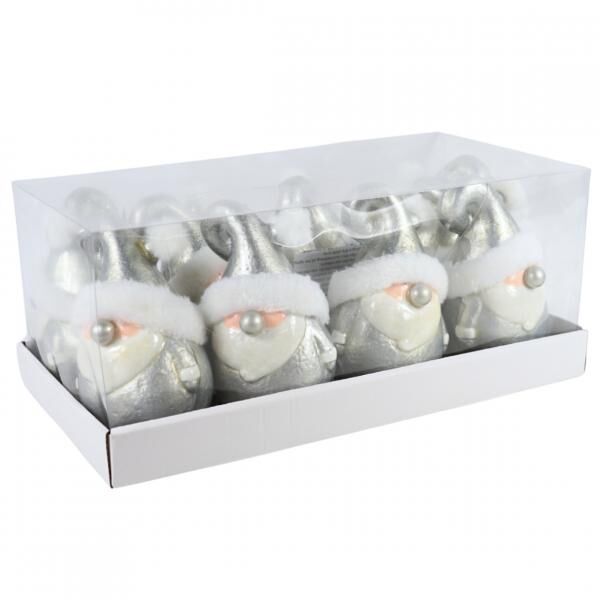 J-Line Weihnachts-Anhänger Weihnachtsmann LED auf Batterie 17 cm