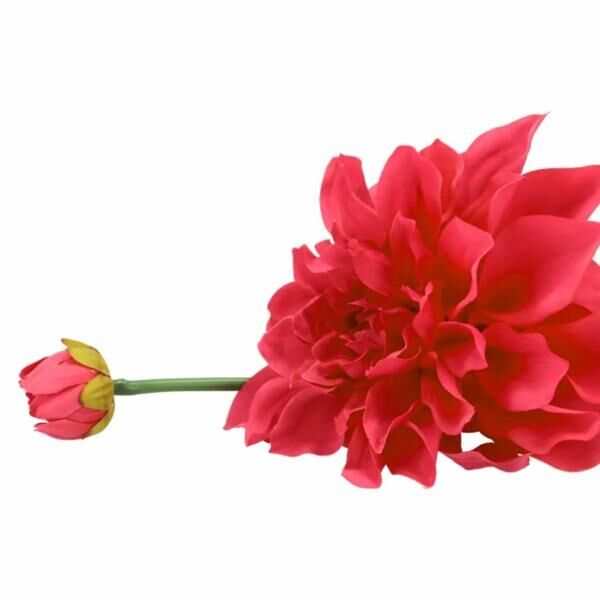 Künstliche Blume Dahlie Spike rot 78 cm