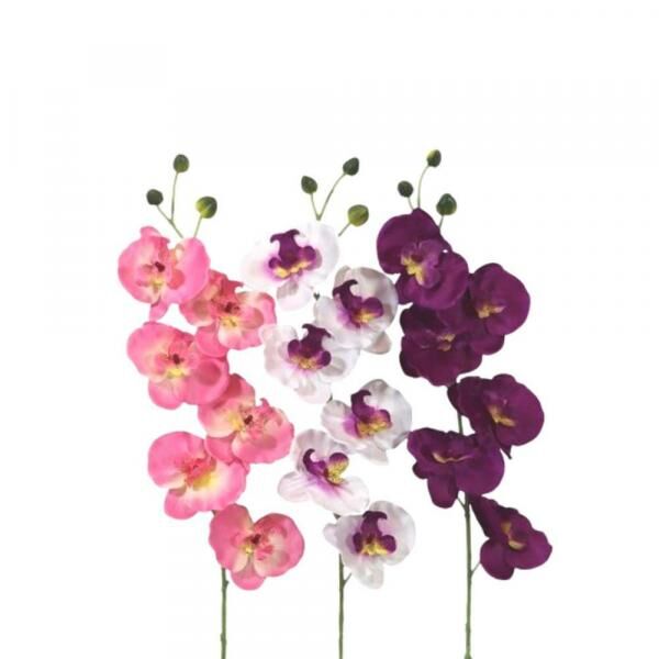 Künstliche Blume Orchidee 78 cm 3 Farben sortiert