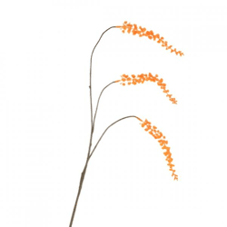 Künstlicher Zweig Berry Cluster orange 94 cm