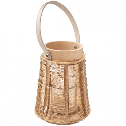 Lantaarn Lofty Glam Cone naturel 26 cm