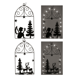 LED window to hang up, 2/s, approx. 25x45cmH