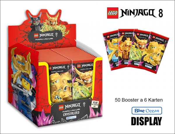 LEGO NINJAGO Trading Cards Serie 8 Next Level &ndash; 50er DISPLAY