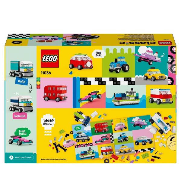 LEGO&reg; 11036 Classic - Kreative Fahrzeuge (900 Teile)