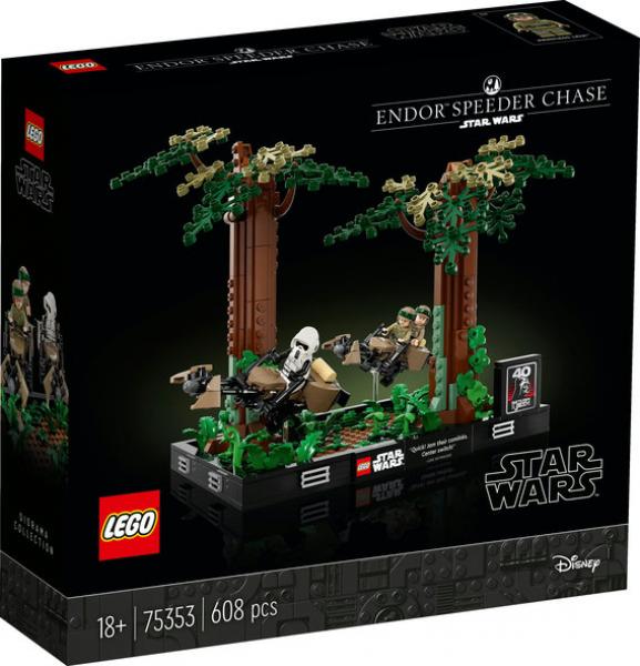 LEGO&reg; 75353 - Star Wars&trade;  Verfolgungsjagd auf Endor - Diorama (608 Teile)