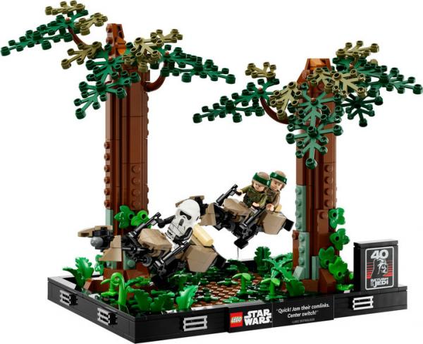 LEGO&reg; 75353 - Star Wars&trade;  Verfolgungsjagd auf Endor - Diorama (608 Teile)