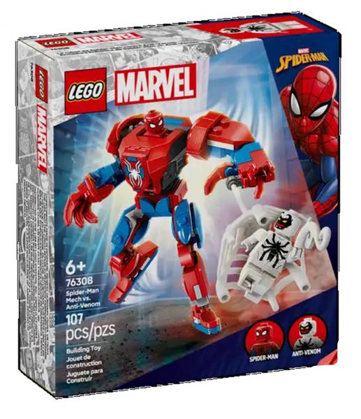 LEGO&reg; Marvel Super Heroes&trade; 76308 - Spider-Man Mech vs. Anti-Venom (107 Teile)