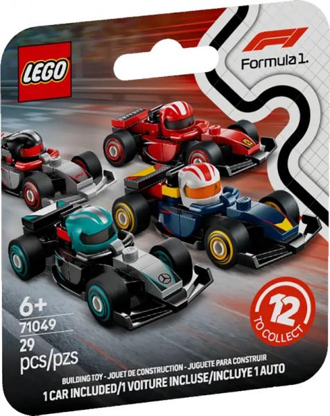 LEGO&reg; Minifigures 71049 - F1&reg; Rennwagen zum Sammeln (29 Teile)