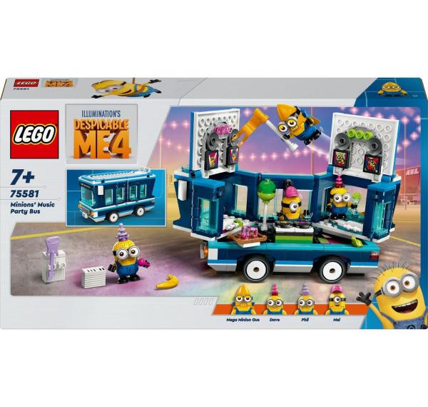LEGO&reg; Minions Despicable 4 75581 - Minions und der Party Bus (379 Teile)