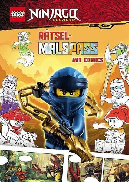 LEGO® NINJAGO® - Puzzle coloring fun with comics