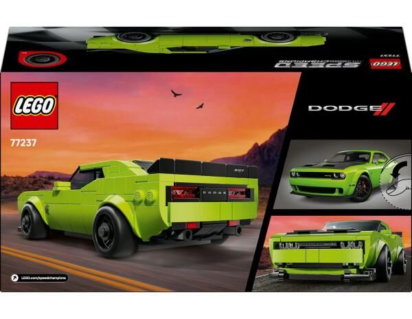 LEGO&reg; Speed Champions 77237 - Dodge Challenger SRT Hellcat Sportwagen (390 Teile)