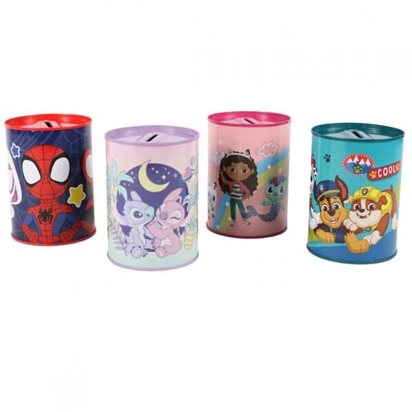 Lizenzspardose 10,5 cm 4 Stück sortiert