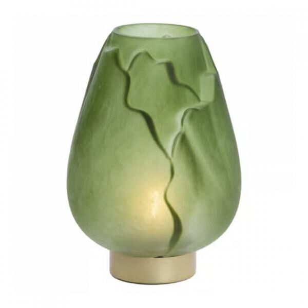 Light & Living Tischleuchte Ginny LED auf Batterie grün 19,5 cm