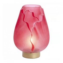 Light & Living tafellamp Ginny LED op batterij roze 19,5 cm