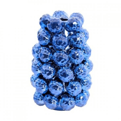 Light & Living Vase Butang Keramik metallic blau 24,5 cm