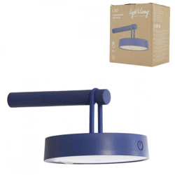 Light & Living wandlamp Toliara LED oplaadbaar kobaltblauw 19 cm