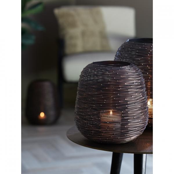 Light & Living Windlicht Esira Kupfer antik 18 cm