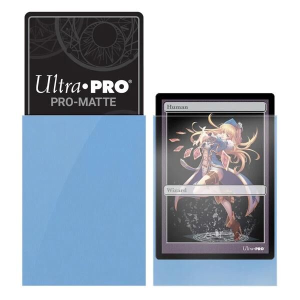 Light Blue PRO-Matte Small Deck Protector Sleeves (60)